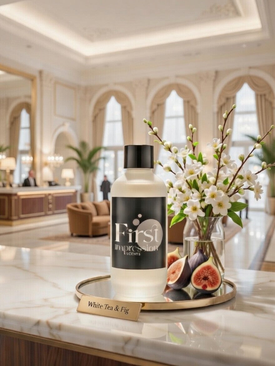 White Tea & Fig Scent Diffuser Oil: The Signature Fragrance of the World’s Most Exclusive Hotel Spas