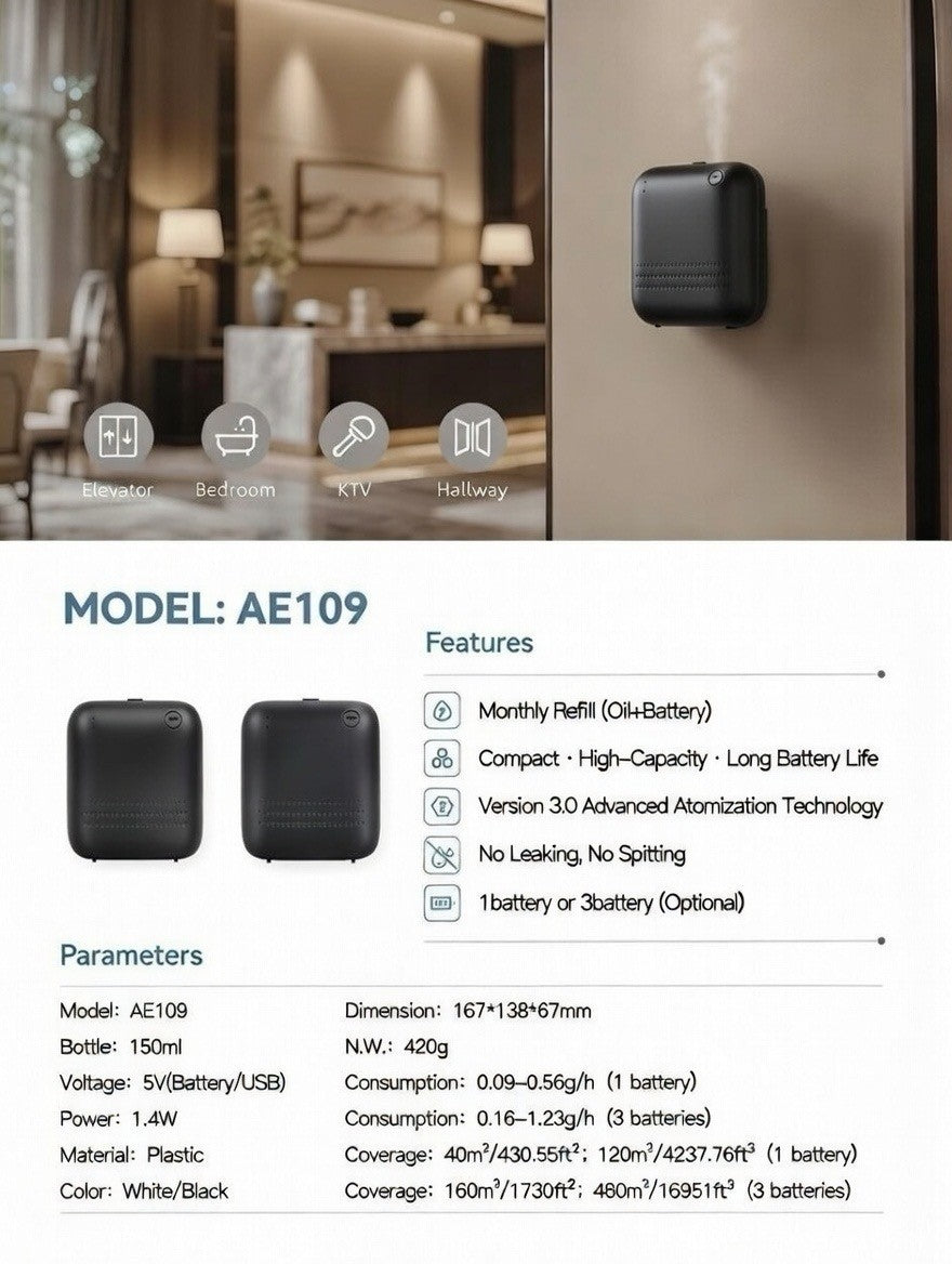 Room Diffuser- Cold air waterless diffuser