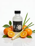 Mandarin Lemongrass Scent Diffuser Oil 120ml Glass Bottle