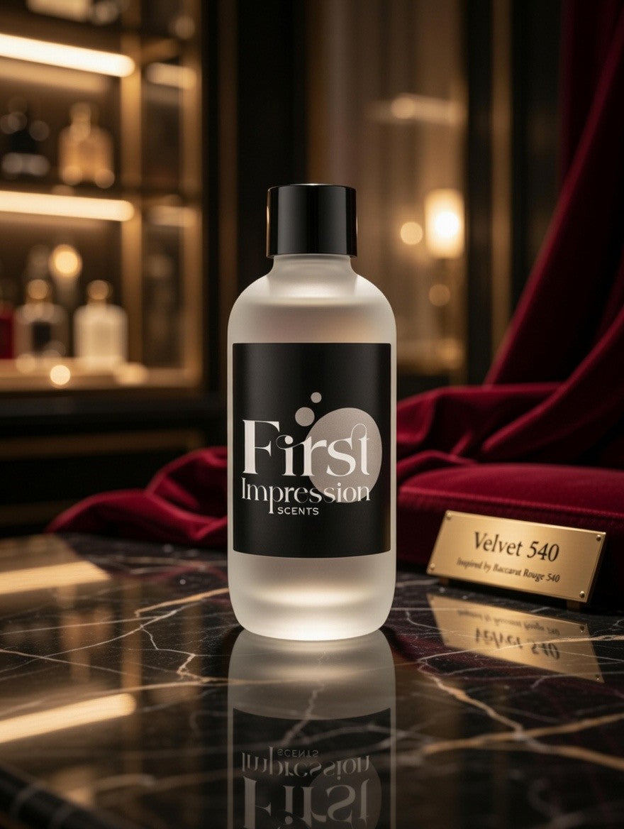 Velvet 540 Aroma Diffuser Oil 120ml Glass Bottle